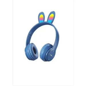 Koçak Elektronik P47R Tavşan Kulaklık Rgb Işıklı Genç Çocuk Bluetooth Kulaklık