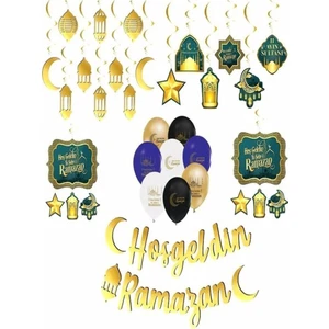 Çıtı Pıtı Store Hoş Geldin Ya Şehri Ramazan Tavan Asma Süs Set