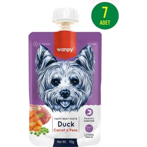 Taze Ördekli&havuçlu  Köpek Et Ezmesi 90 gr x 7 Adet