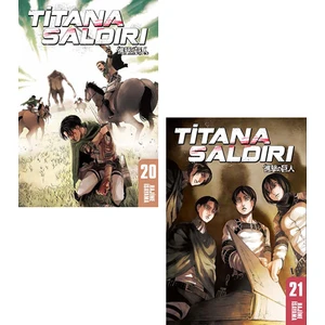 Titana Saldırı 20-21. Ciltler Manga Seti - Hajime İsayama