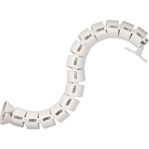 Yuvarlak Kablo Düzenleyici Masa Altı Omurga Kablo Kanalı Beyaz