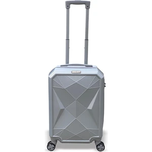 Coral High Diamond Abs Gümüş Küçük Boy Valiz 16616