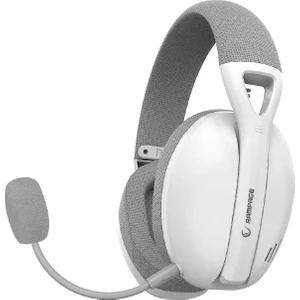 Crack Beyaz/gri Wireless 2.4g+ Bluetooth Mikrofonlu Profesyonel Gaming Oyuncu Kulaklığı