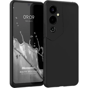 Matte Silicone Tecno Pova 4 Pro Kılıf Siyah
