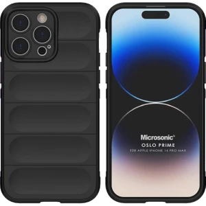 Apple iPhone 14 Pro Max Kılıf Oslo Prime Siyah