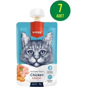 Taze Tavuklu&havuçlu  Kedi Et Ezmesi 90 gr x 7 Adet