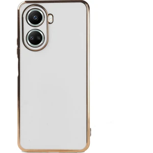 Huawei Nova 10 Se Kılıf Olive Plated Beyaz