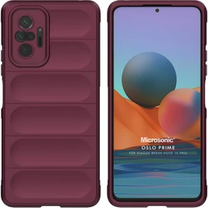 Xiaomi Redmi Note 10 Pro Kılıf Oslo Prime Bordo