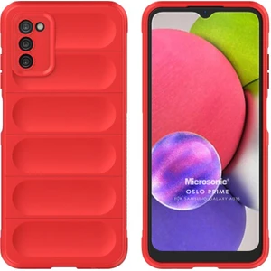 Samsung Galaxy A03S Kılıf Oslo Prime Kırmızı