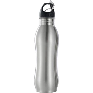 Weather Forecast Komple Çelik Siyah Kapak 750 ml Spor Matara Suluk cin425