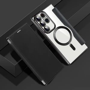 Samsung Galaxy S23 Ultra Manyetik Işletme Cep Telefonu Kılıfları (Yurt Dışından)