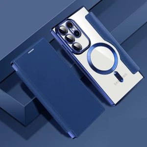 Samsung Galaxy S23 Ultra Manyetik Işletme Cep Telefonu Kılıfları (Yurt Dışından)