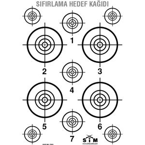 Sıfırlama Hedef Kağıdı 50X70CM (20 Adet)
