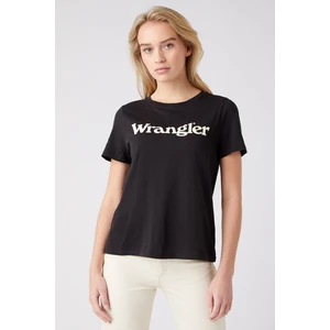 Wrangler Regular Fit Normal Kesim Kısa Kollu Bisiklet Yaka Pamuk Logolu Tshirt