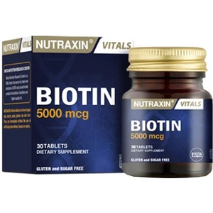 Biotin 5000 Mcg 30 Tablet Biotin Takviyesi