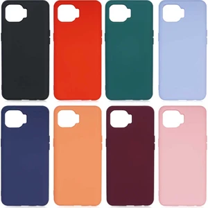 Kip GSM Oppo Reno 4 Lite Kılıf Kamera Korumalı Içi Kadife Lansman Silikon Kapak