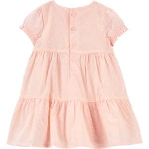 Kız Bebek Kısa Kollu Elbise Pembe