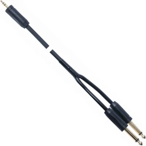 LD360 3.5mm Stereo Erkek + 2x 6.3mm Mono Erkek 1.5 Metre  Kablo