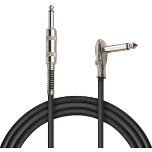 LD377 6.3mm Mono Erkek + 6.3mm L Tip Mono Erkek 1 Metre Kablo