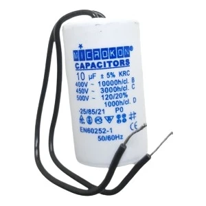 Microkon 10 Mf Kondansatör 400-450 V Kablolu (Daimi)