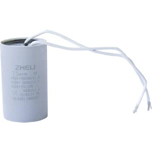 Zheli 25 Mf Kondansatör 400-450 V Kablolu (Daimi)