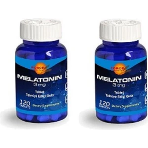 Force Nutrition Melatonin 3 Mg 120 Tablet | 2 Adet