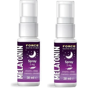 Force Nutrition Melatonin 3 Mg 30 ml Sprey | 2 Adet