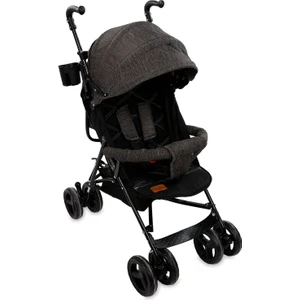 Baby2Go Verona Baston Bebek Arabası Koyu Gri