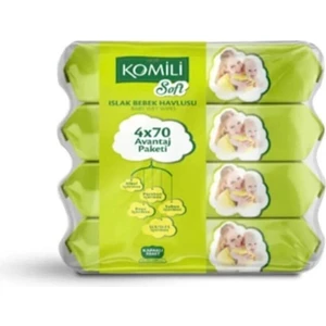 Soft Islak Havlu 4 x 70'li