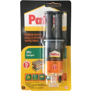 Henkel Pattex Po Wer Epoksi Güçlü Yapıştırıcı Mix Karışım Şeffaf 27 gr