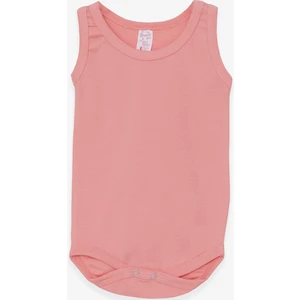 Kız Bebek Çıtçıtlı Body 9 Ay-3 Yaş, Somon