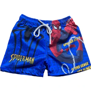 Lolli Boom Kids  Erkek Çocuk File Ağ Şort Mayo Bel Bağlamalı Efsane Karakterler Baskılı Yeni Sezon Spider Man - Superman Paw Patrol