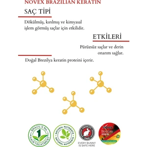 Brazılıan Keratın- Kurumuş Ve Zarar Görmüş Saçlar Için Brezilya Keratini Içeren Saç Maskesi 400g