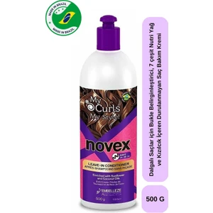 My Curls - Dalgalı Saçlar Için Bukle Belirginleştirici, 7 Çeşit Nutri Yağ Ve Kızılcık Içeren Durulanmayan Saç Bakım Kremi 500g