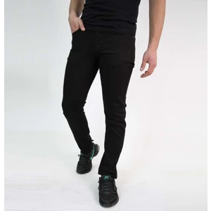 Erkek Denim Büyük Beden Likralı Kot Pantolon S745-856 - Siyah