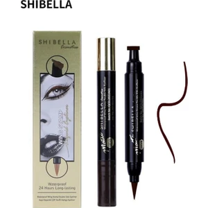 Cosmetics Suya Dayanıklı Çift Taraflı 24 Saat Damga Eyeliner - İnce Damga