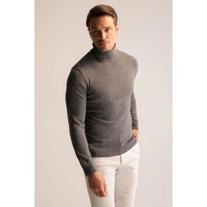 Slim Fit Balıkçı Yaka Triko Kazak R1124AZ22WN