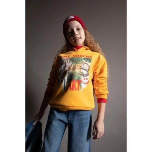 Kız Çocuk Kapüşonlu Sweatshirt Y9726A622WN