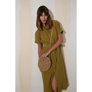 Kadın Hasır Çapraz Çanta N2121AZNS