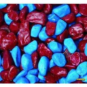 REF-183 Bordo Mavi Fanus Çakılı 350 gr
