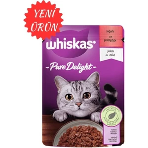 Ctn Whiskas Pure Delight Sığırlı 85 gr  (28 Adet)