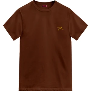 Erkek %100 Pamuk T-Shirt Agnıtıo Taba