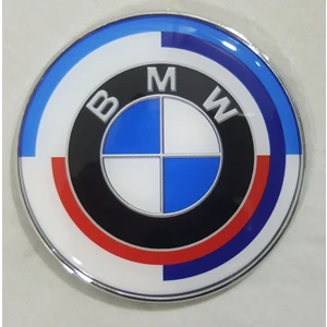 Bmw 50. Yıl 3 Kasa Bagaj Arması 74MM , Bmw (51-14-8-219-237) , 50. Yıl Bmw Bagaj Logosu 74MM