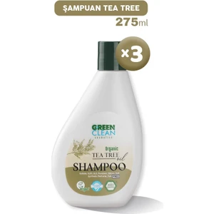 Green Clean Şampuan Tea Tree 275 ml x 3