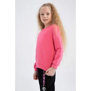 Kız Çocuk Bisiklet Yaka Sweatshirt U6470A622AU