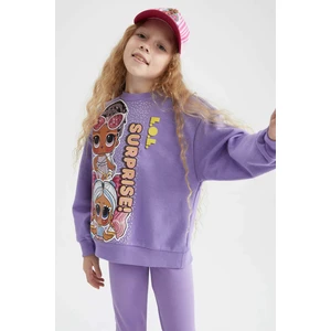 Kız Çocuk L.O.L. Surprise Bisiklet Yaka Sweatshirt Y3778A622AU