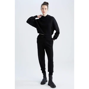 Kapüşonlu Relax Fit Triko Sweatshirt R1700Az21Au