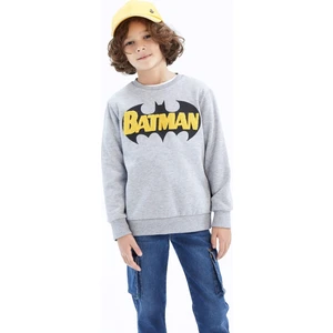 Erkek Çocuk Batman Bisiklet Yaka Sweatshirt Y4439A622WN