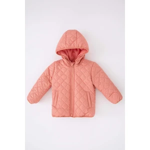 Kız Bebek Kapüşonlu Polar Astarlı Mont Y7626A222AU