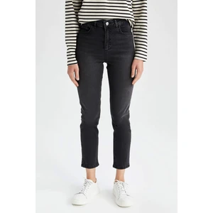 Vintage Slim Fit Yüksek Bel Jean Pantolon Y4668AZ22AU